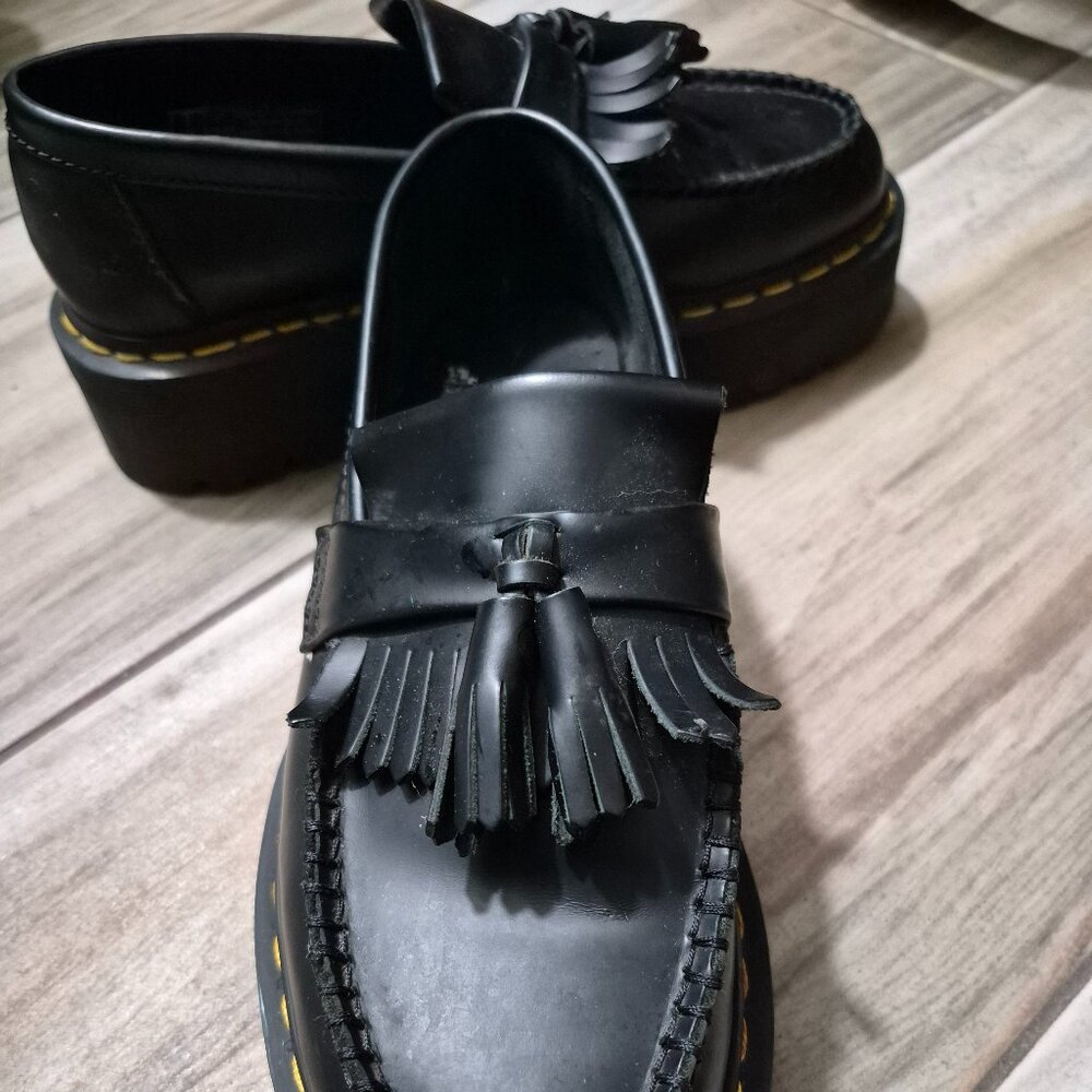 DOC MARTENS TASSLED PLATFORMS